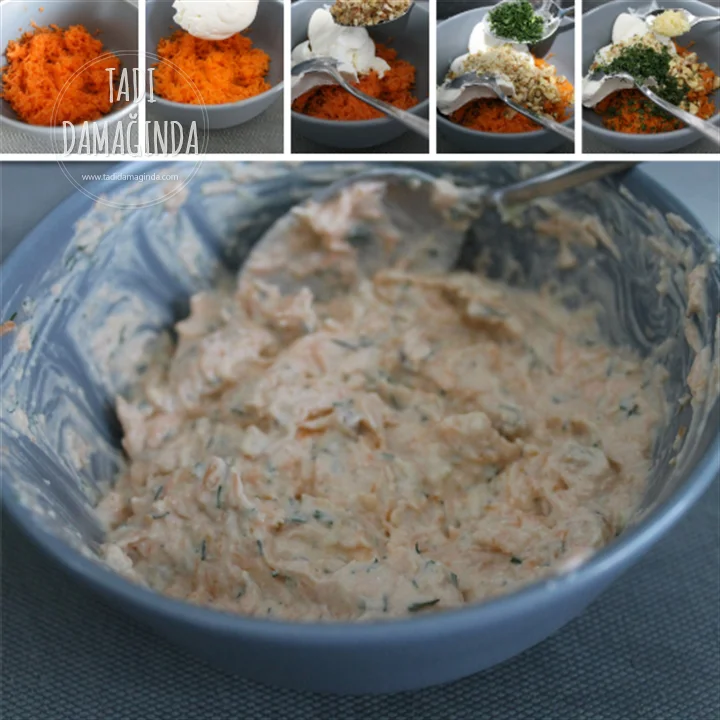 Yoğurtlu Havuçlu Salatalık Ruloları