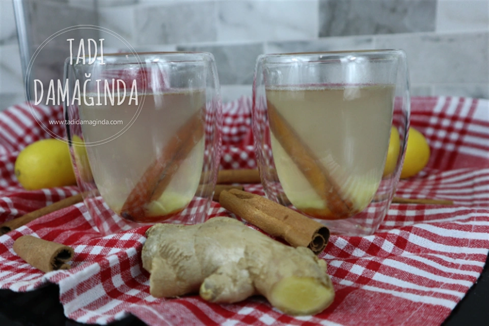 Zencefilli Tarçınlı Çay