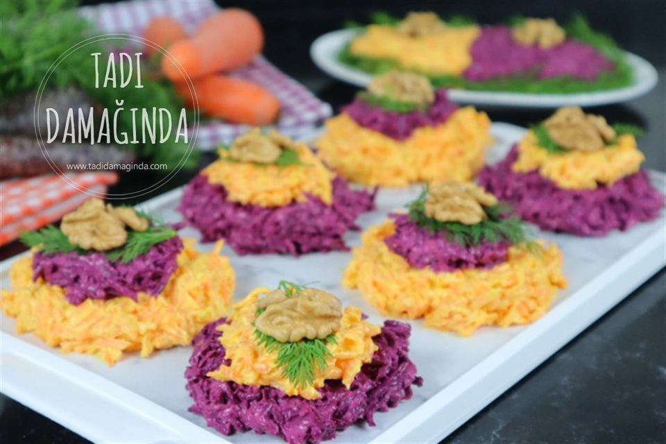 2 Renkli Havuç Tarator