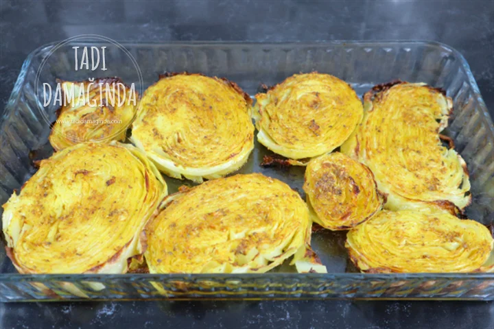 Fırında Lahana Dilimleri