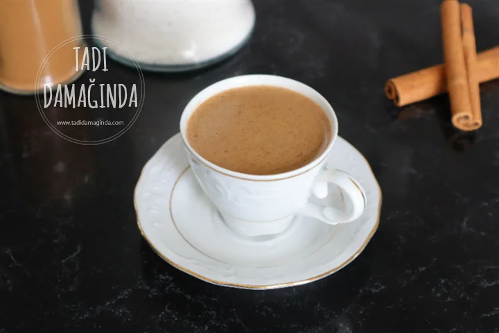 Tarçınlı Vegan Sütlü Türk Kahvesi