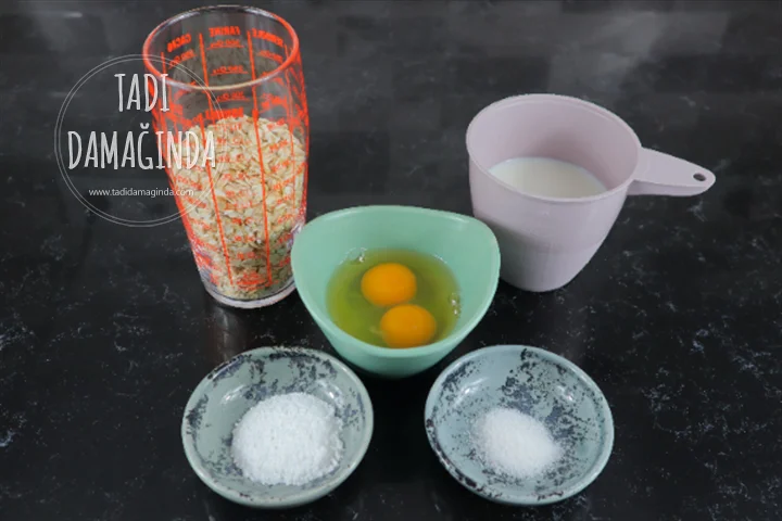 Glütensiz Yulaflı Tava Ekmeği