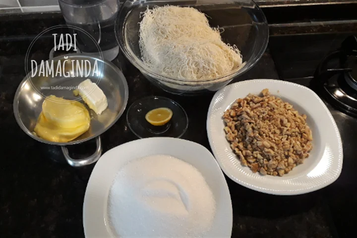 Cevizli Kadayıf Tatlısı