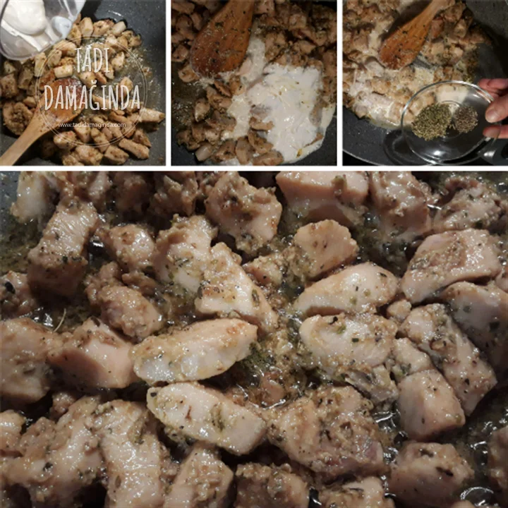 Kekikli Kremalı Tavuk