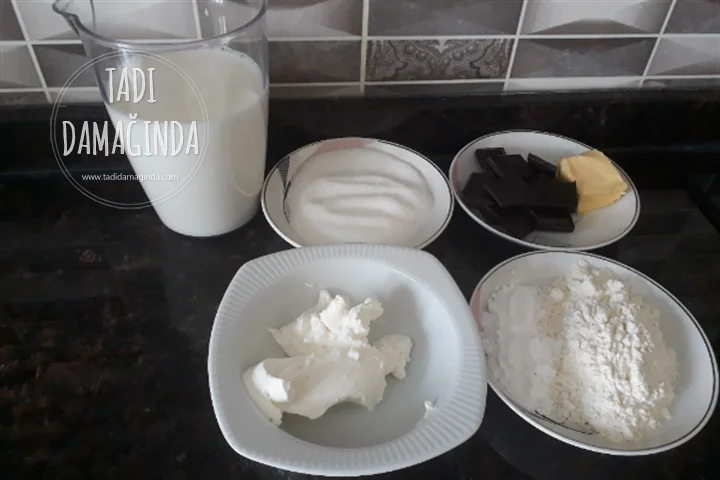 Labneli Çikolatalı Puding