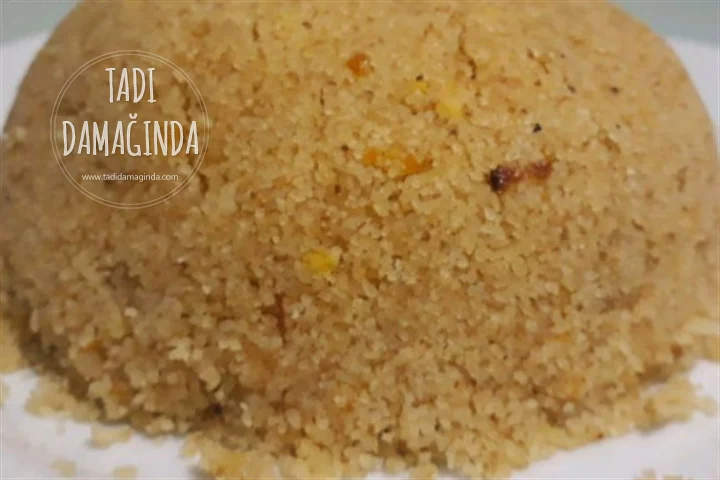 Portakallı Dondurmalı İrmik Helvası