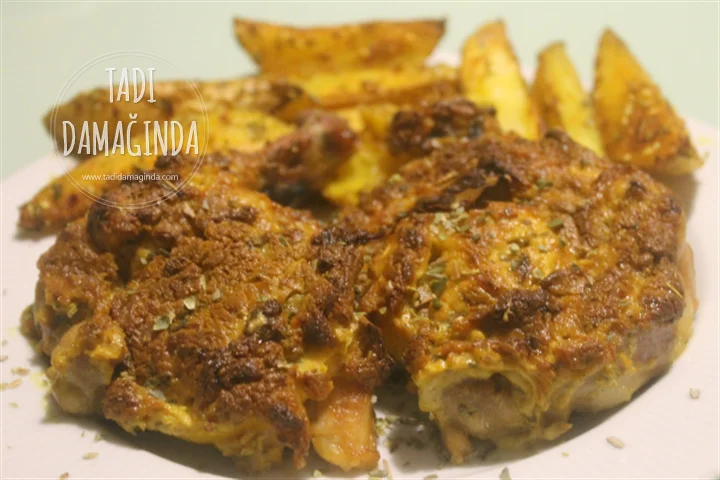 Nefis Sosuyla Fırında Tavuk Pirzola