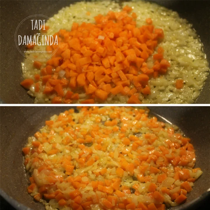 Sebzeli Mantarlı Bulgur Pilavı