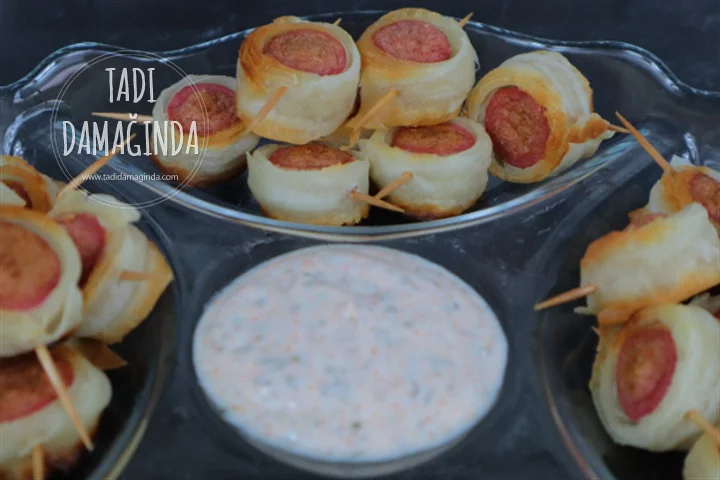 Sosisli Çıtır Yufkalar