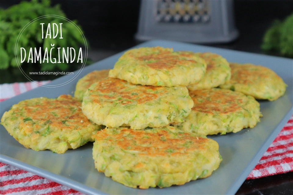 Glütensiz Mısır Unlu Kabak Mücver