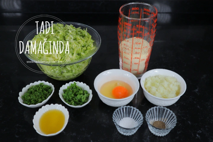 Glütensiz Mısır Unlu Kabak Mücver