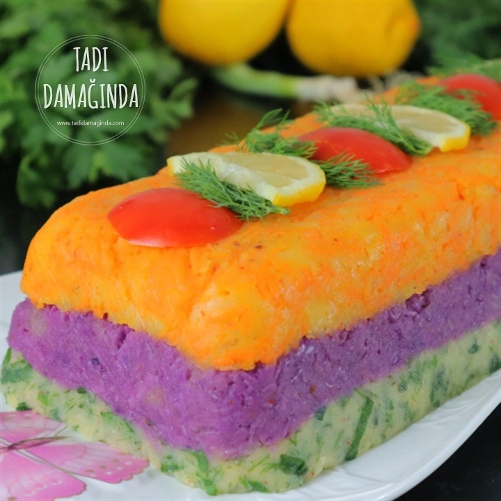 3 Renkli Patates Ezmesi