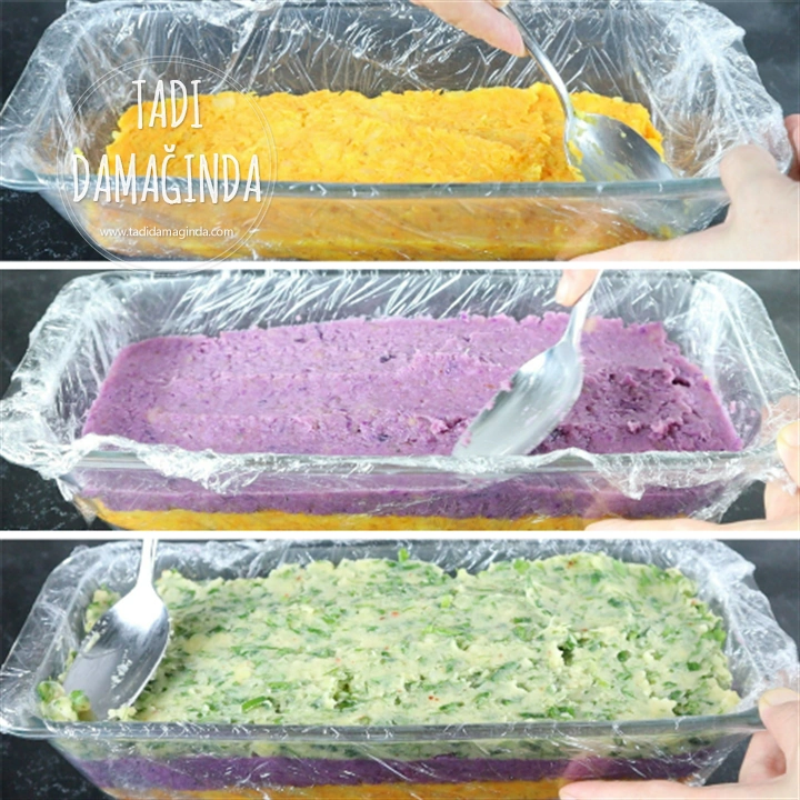 3 Renkli Patates Ezmesi