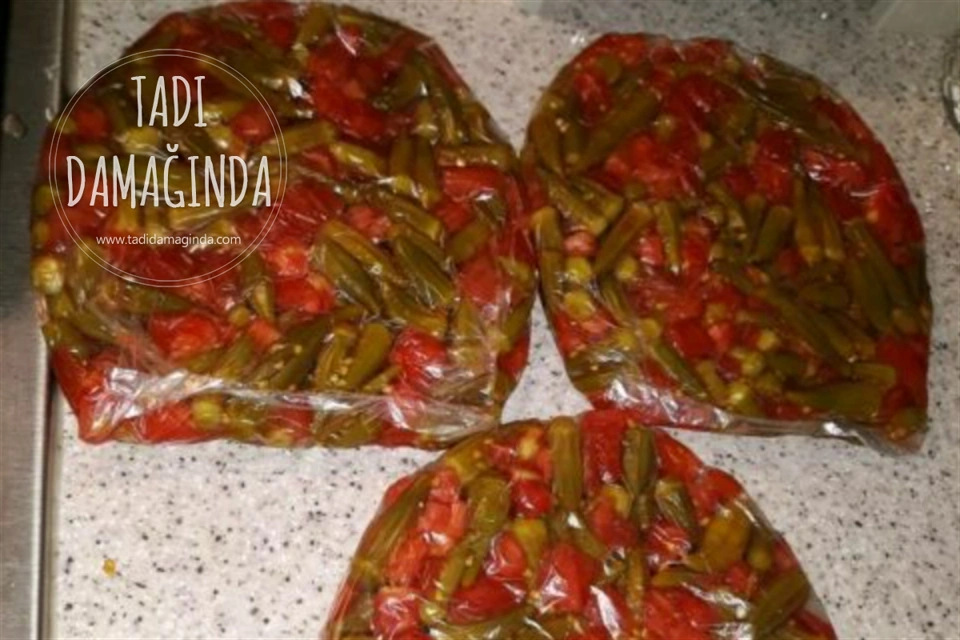 Buzlukta Bamya Saklama