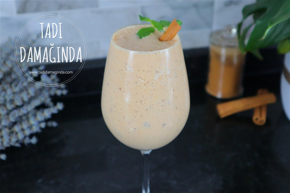 Tarçınlı Şeftalili Milkshake
