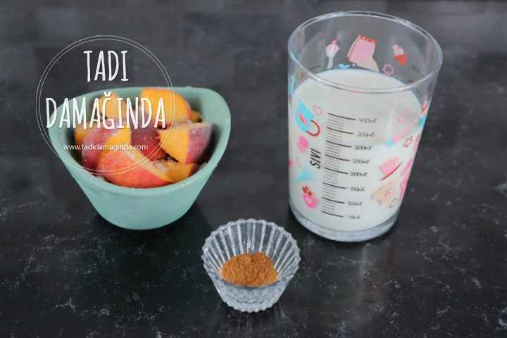 Tarçınlı Şeftalili Milkshake