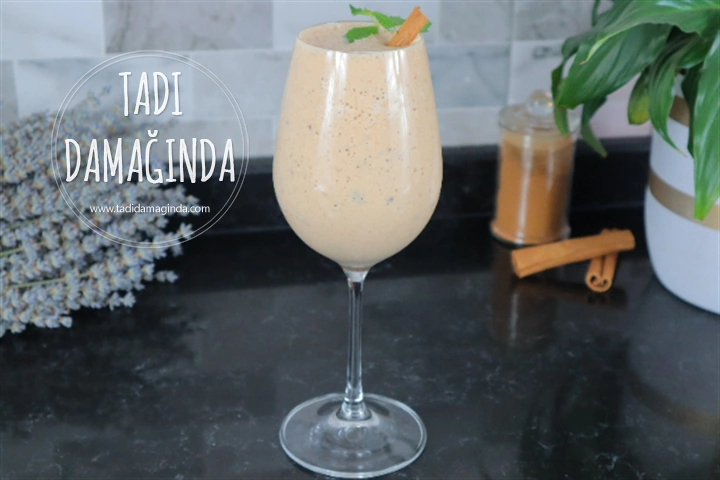 Tarçınlı Şeftalili Milkshake