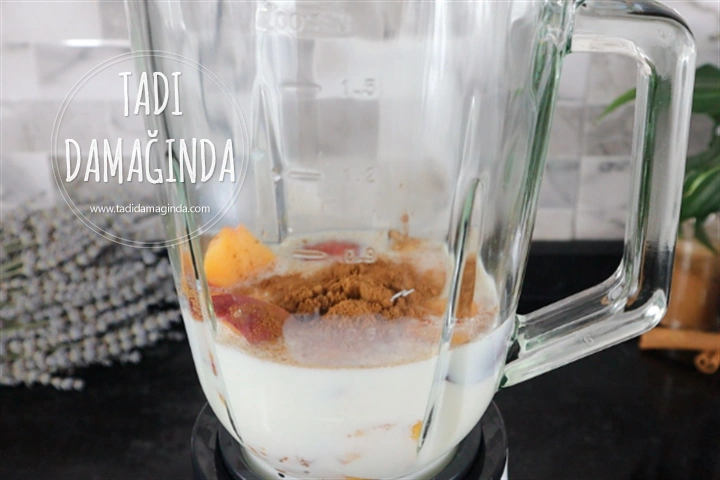 Tarçınlı Şeftalili Milkshake