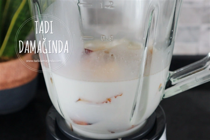 Şeftalili Vegan Milkshake