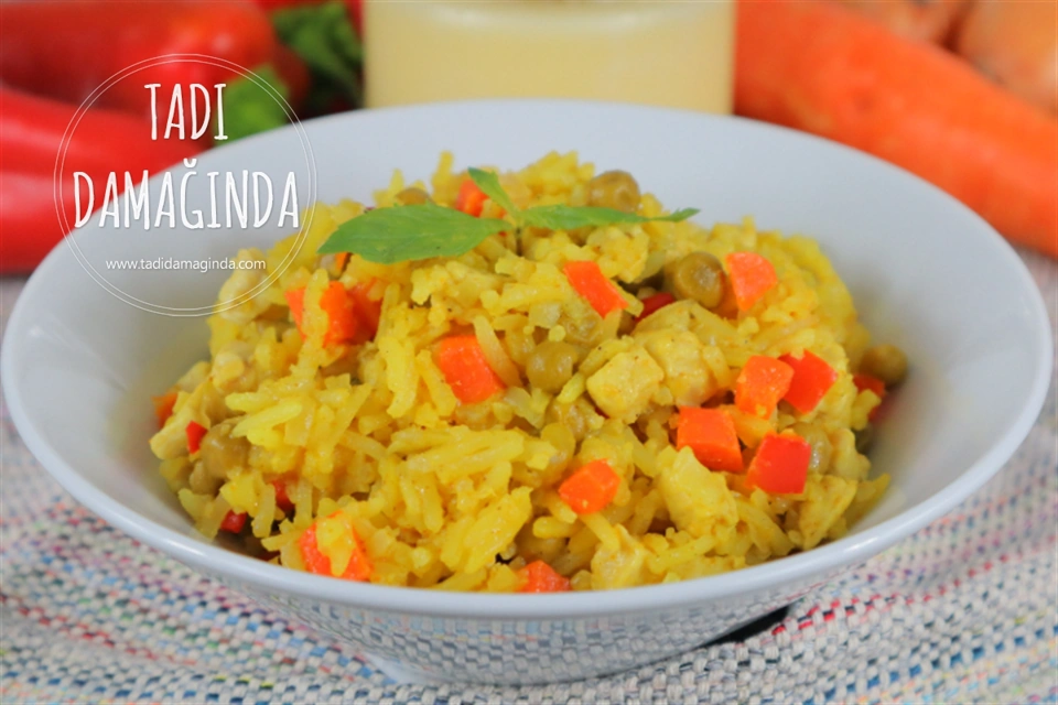 Sebzeli Körili Tavuklu Pilav