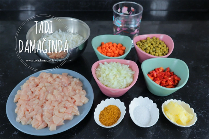 Sebzeli Körili Tavuklu Pilav