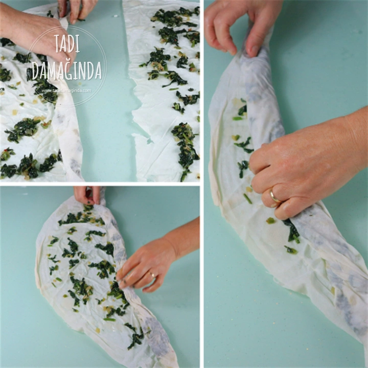 El Açması Tadında Ispanaklı Börek