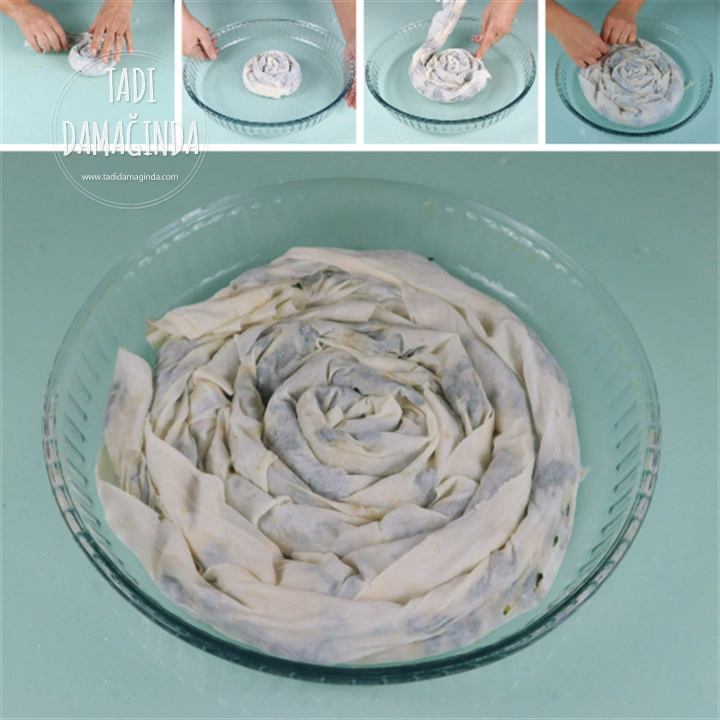 El Açması Tadında Ispanaklı Börek