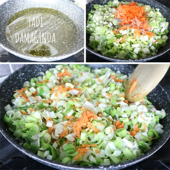 Havuçlu Pırasalı Börek