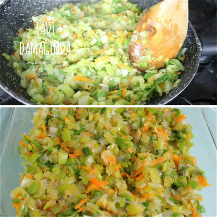 Havuçlu Pırasalı Börek