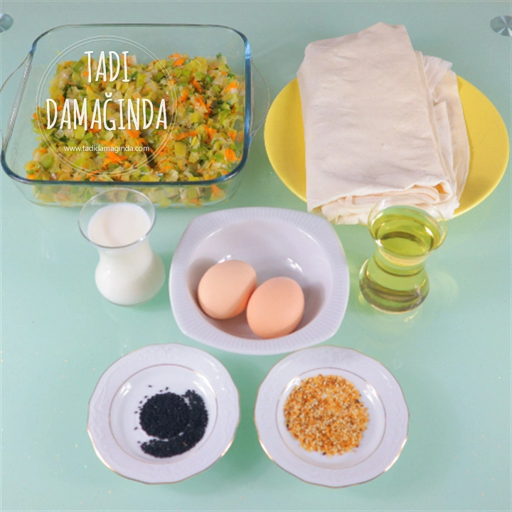 Havuçlu Pırasalı Börek