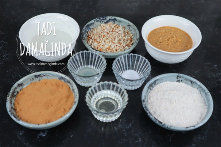 Fındık Ezmeli Bademli Nefis Kurabiye (Glütensiz Rafine Şekersiz Vegan)