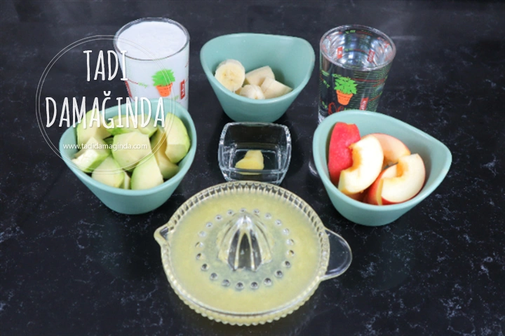 Zencefilli Limonlu Avokado Smoothie (Vegan)