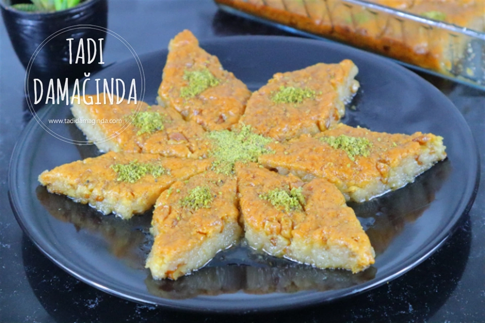 Cevizli Şerbetli Tatlı (Yumurtasız Nişastasız)