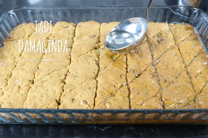 Cevizli Şerbetli Tatlı (Yumurtasız Nişastasız)