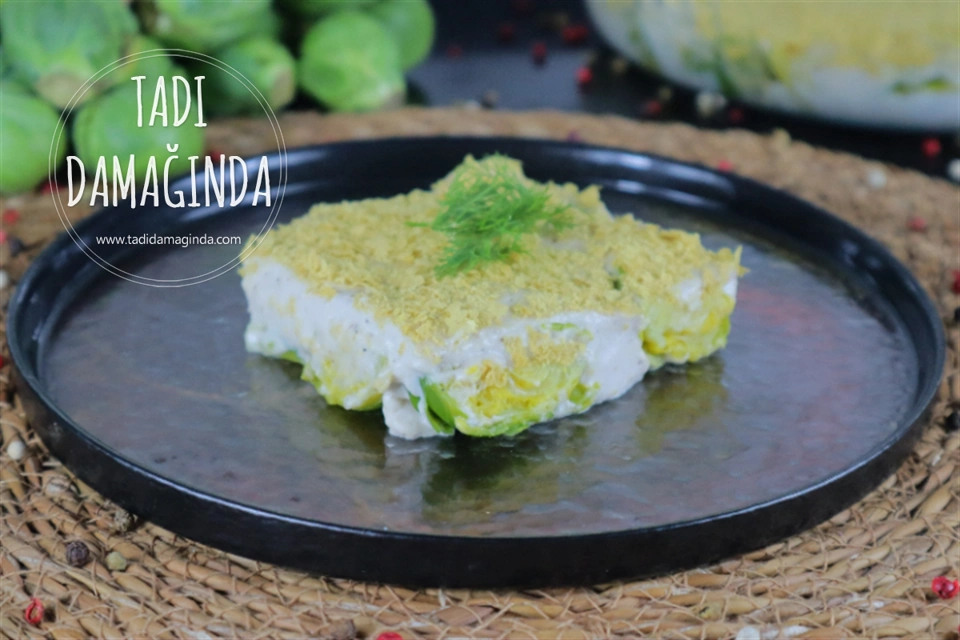 Glütensiz Laktozsuz Kazeinsiz Beşamel Soslu Brüksel Lahanası