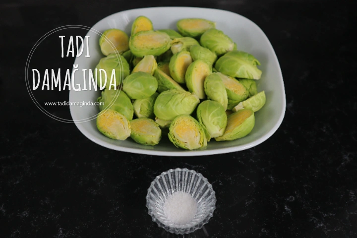 Glütensiz Laktozsuz Kazeinsiz Beşamel Soslu Brüksel Lahanası