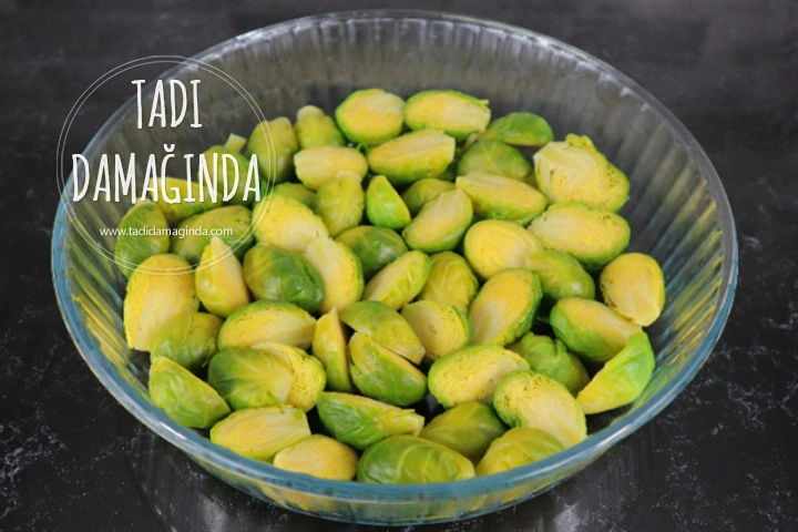 Glütensiz Laktozsuz Kazeinsiz Beşamel Soslu Brüksel Lahanası