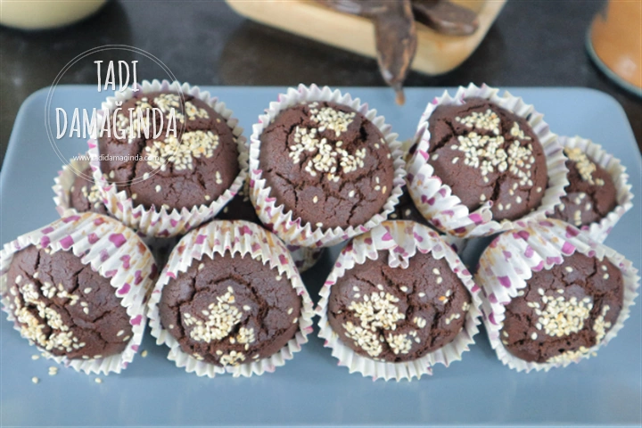 Keçiboynuzlu Cupcake (Rafine Şekersiz Glütensiz Vegan)