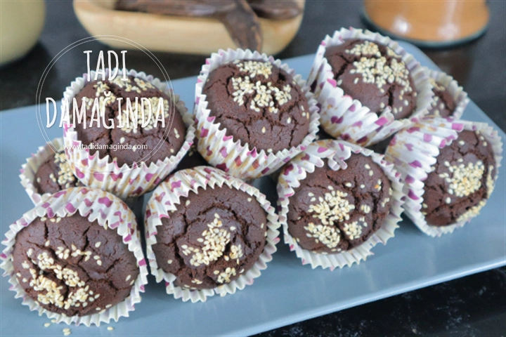 Keçiboynuzlu Cupcake (Rafine Şekersiz Glütensiz Vegan)