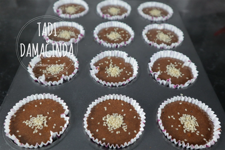 Keçiboynuzlu Cupcake (Rafine Şekersiz Glütensiz Vegan)