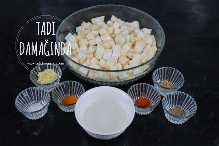 Patates Kızartması Tadında Fırında Kereviz