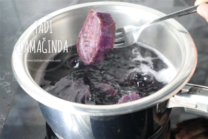 Tatlı Mor Patates Ezmesi