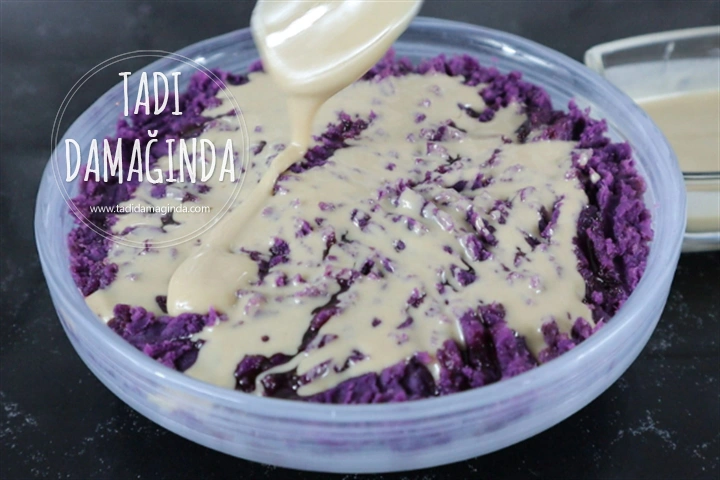 Tatlı Mor Patates Ezmesi