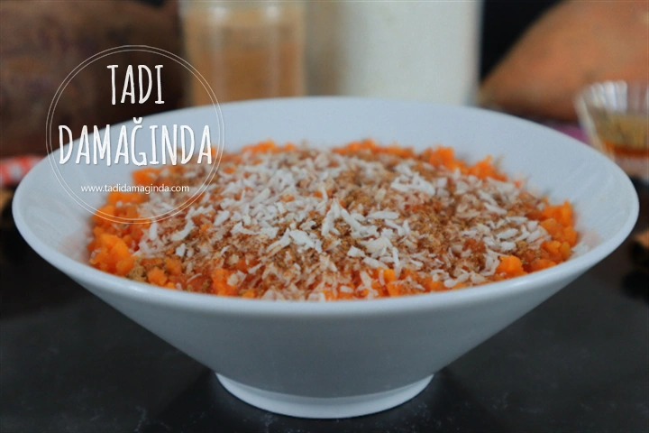 Tarçınlı Hindistan Cevizli Tatlı Patates Ezmesi