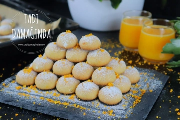 Lokmalık Portakallı Kurabiyeler