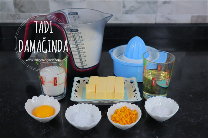 Lokmalık Portakallı Kurabiyeler