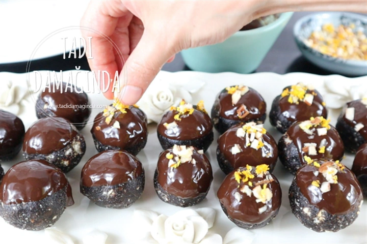 Portakallı Bisküvi Topları