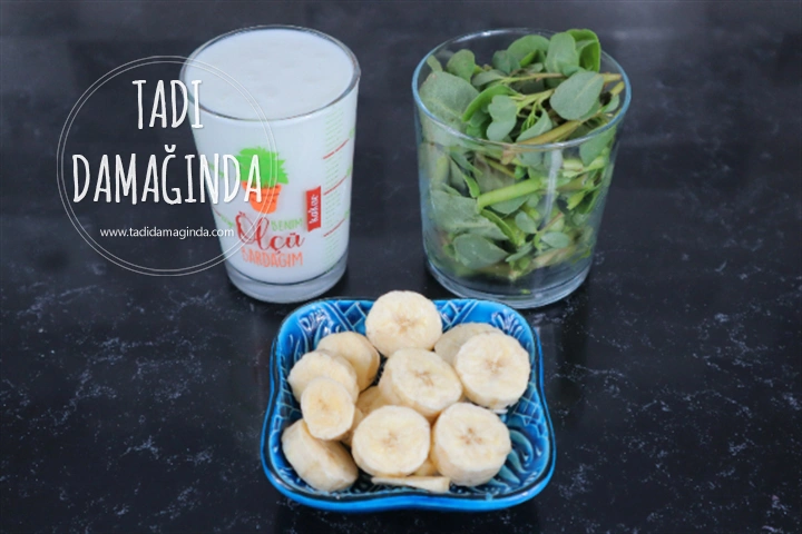 Semizotlu Muzlu Kefirli İçecek