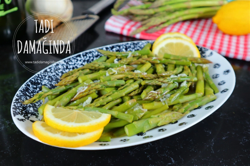 Zeytinyağlı Limonlu Kuşkonmaz