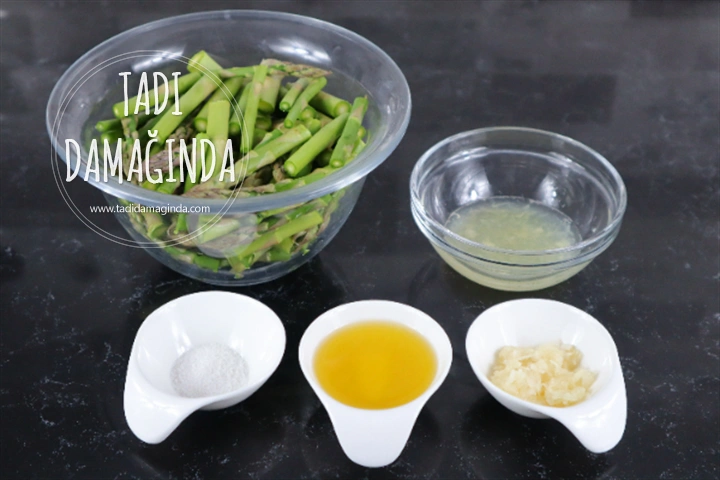 Zeytinyağlı Limonlu Kuşkonmaz